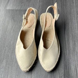Boden flat beige espadrilles